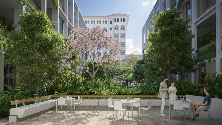 Herston STARS courtyard